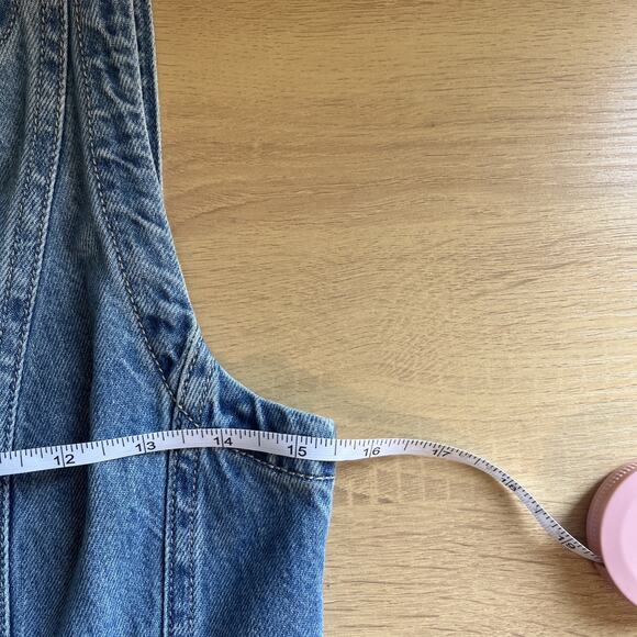 $148 NWT Madewell Circle Mini Dress Women's Size Small Airy Denim Edition NV344 - Picture 5 of 8